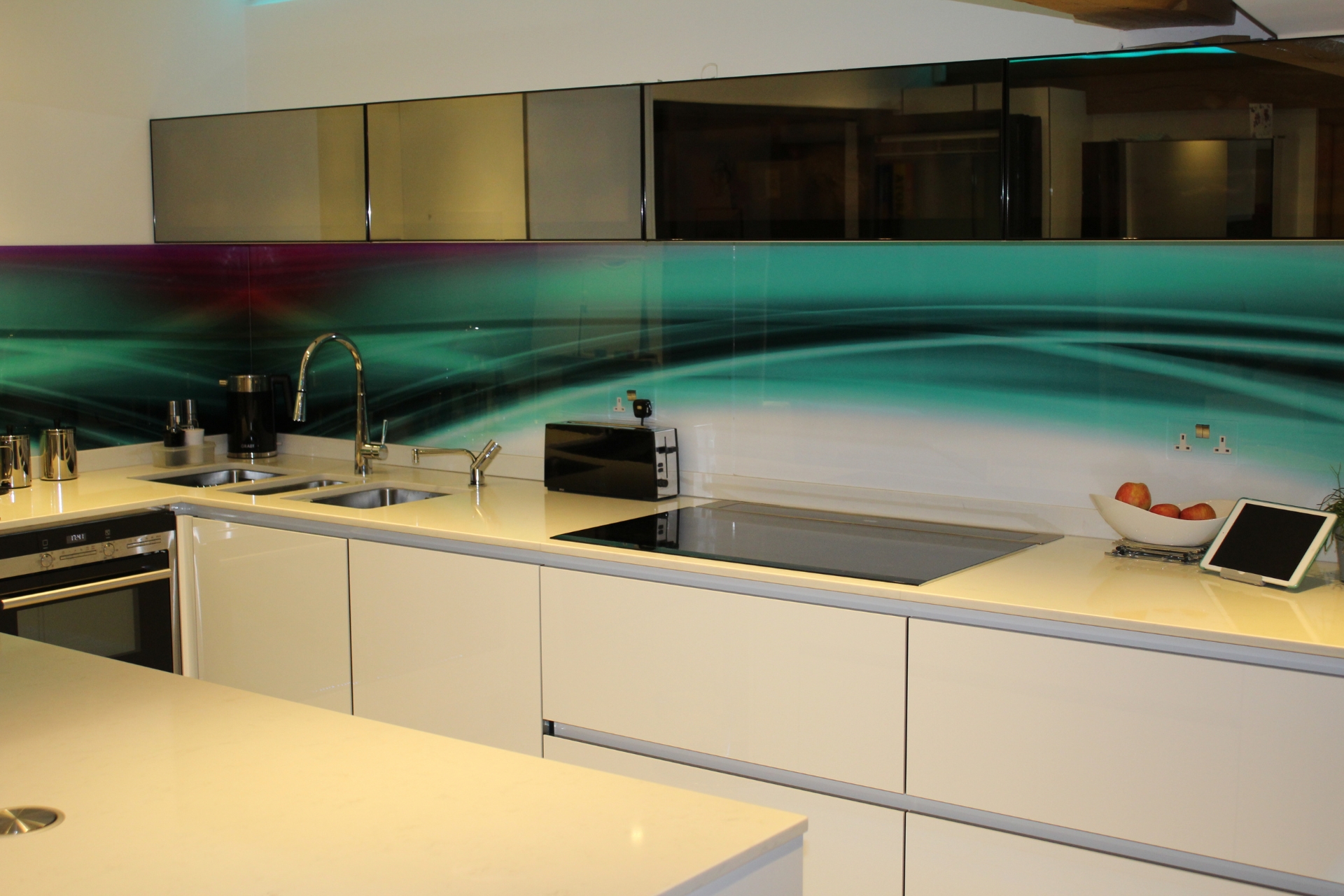 Interior design for kitchen splashback