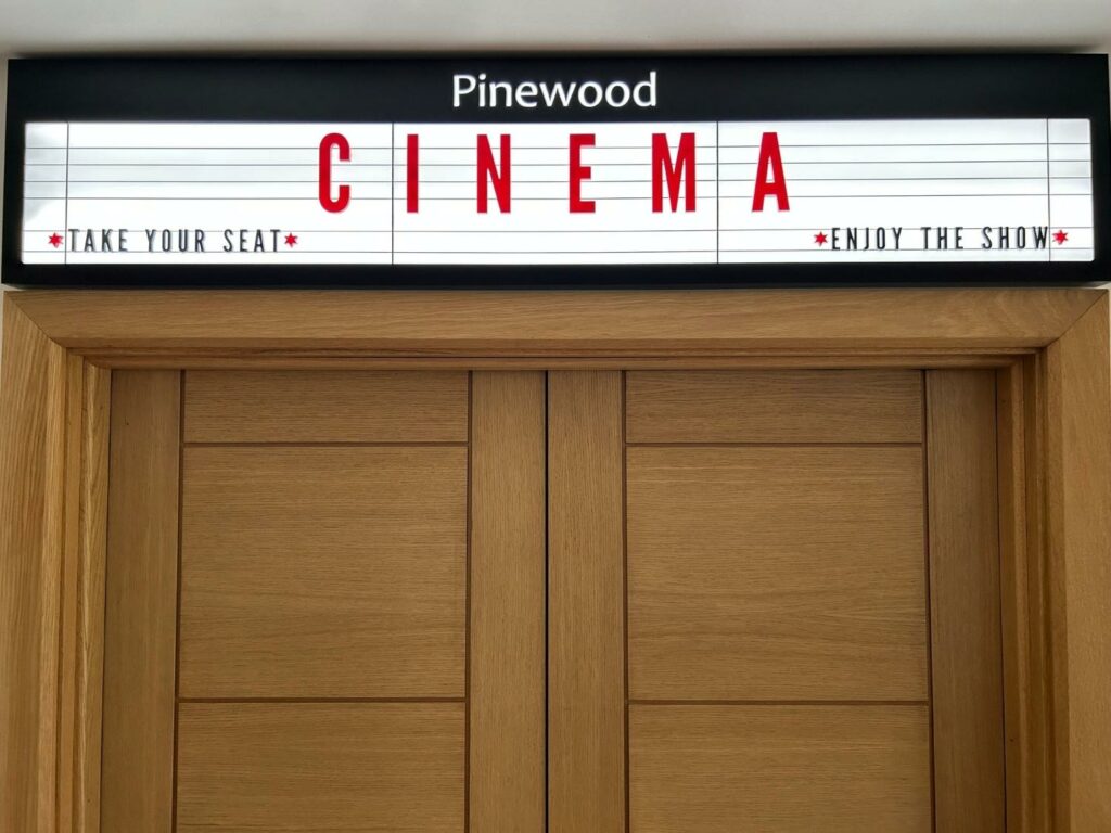 Bespoke acrylic signage for interior design project